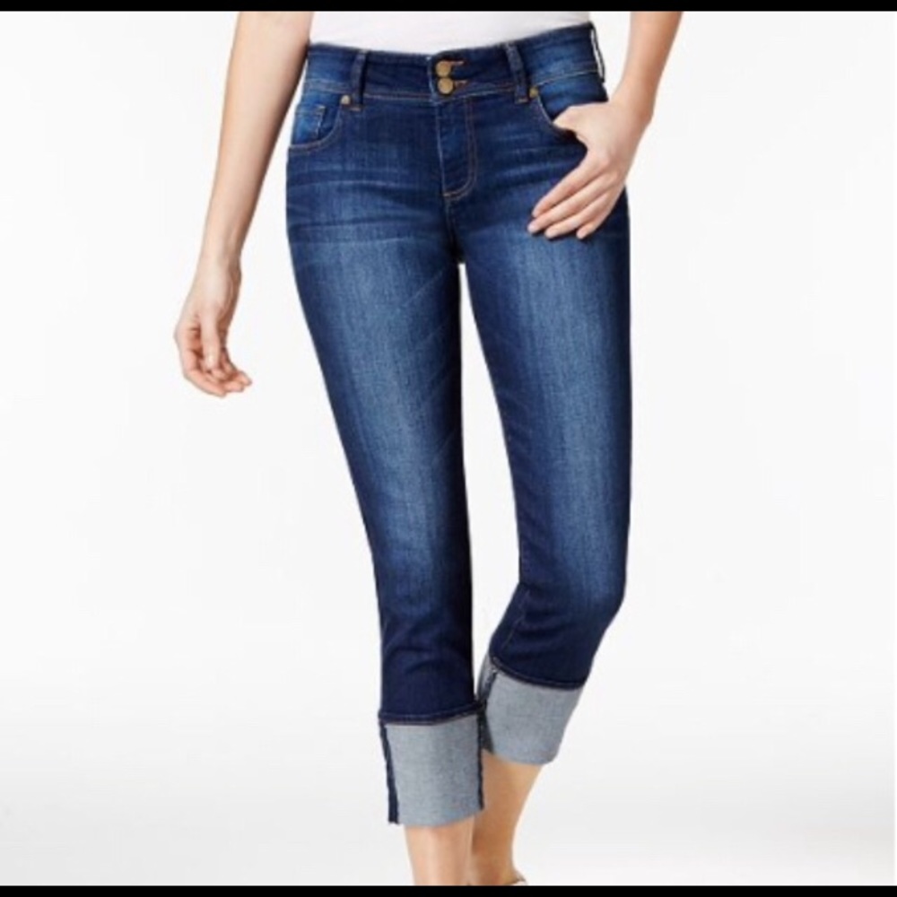Kut from the Kloth Dark Blue Cropped Ankle Jeans